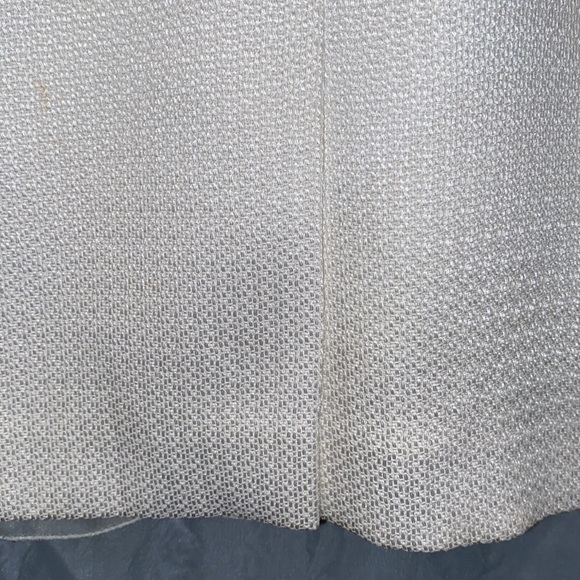 TAHARI ARTHUR S. LEVINE WHITE POLY BL SKIRT SZ 12 - Picture 5 of 13